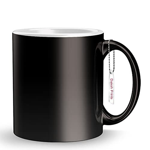 Personalized Magic Photo Mug (320 ml, Black)