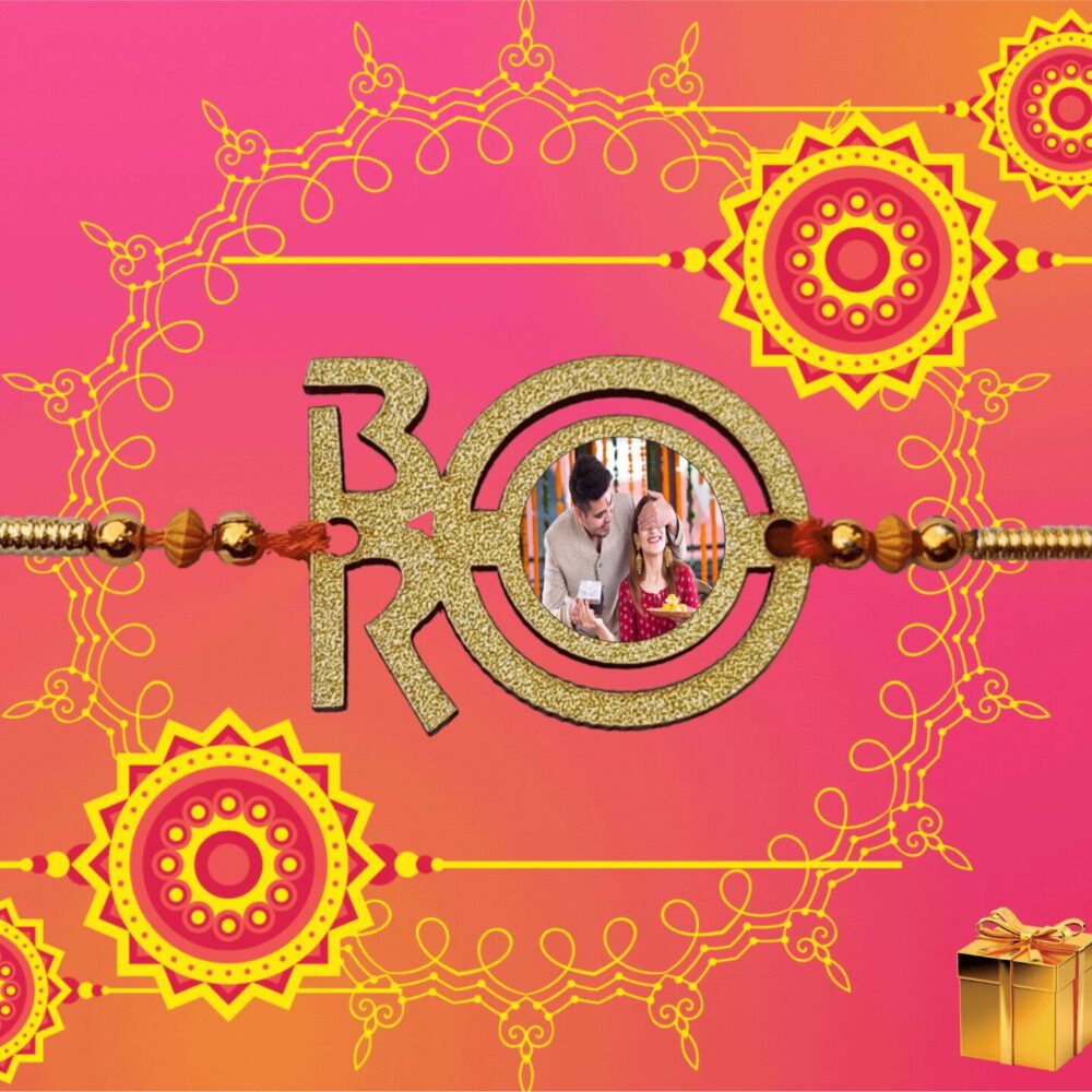 Wooden Rakhi BRO