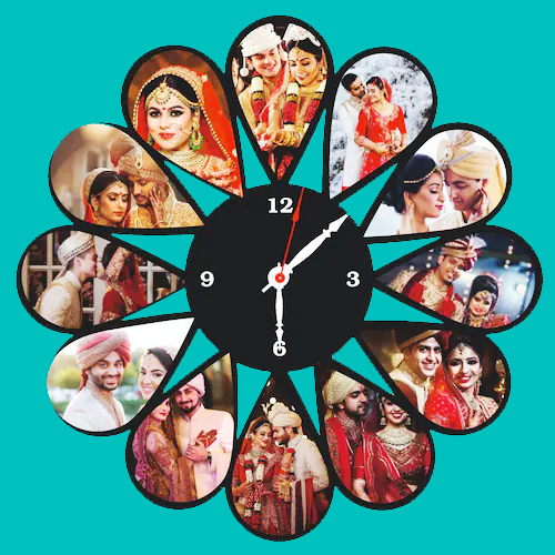 Custom Clock Photo Frame