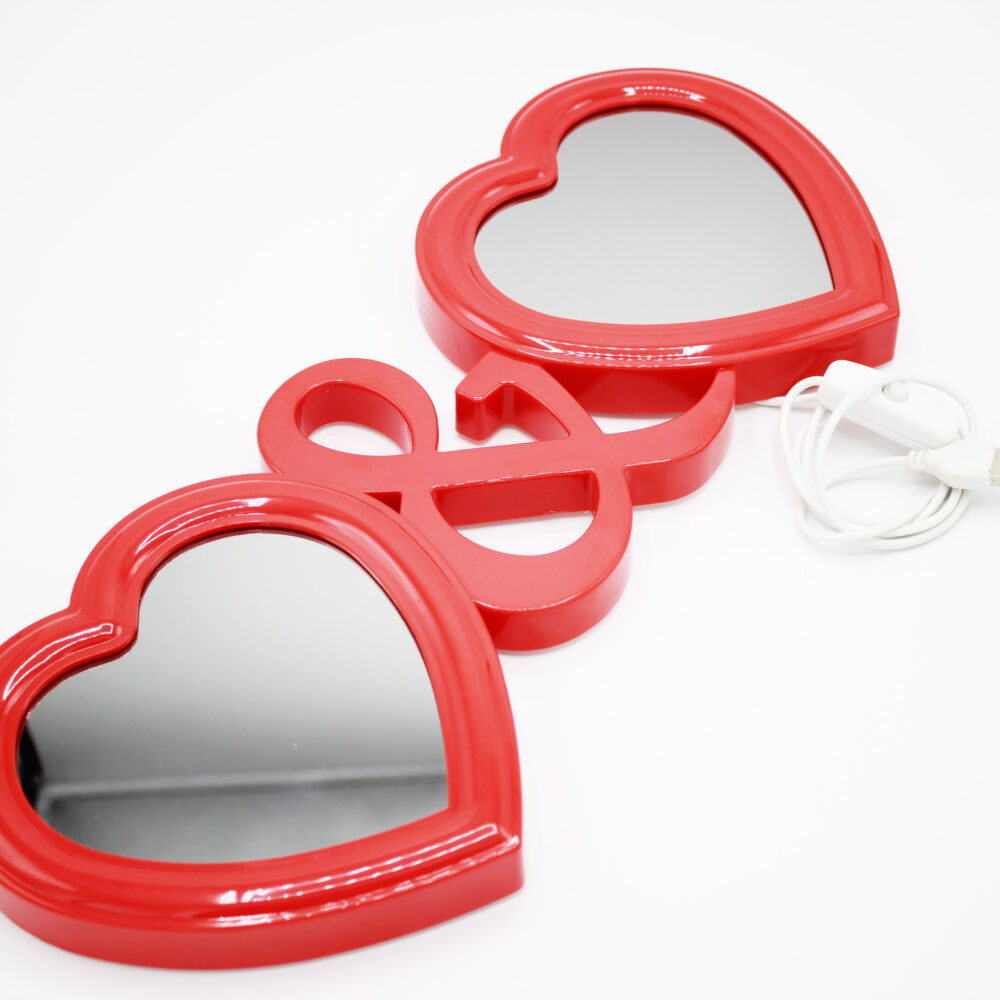 Magic Mirror Double Heart